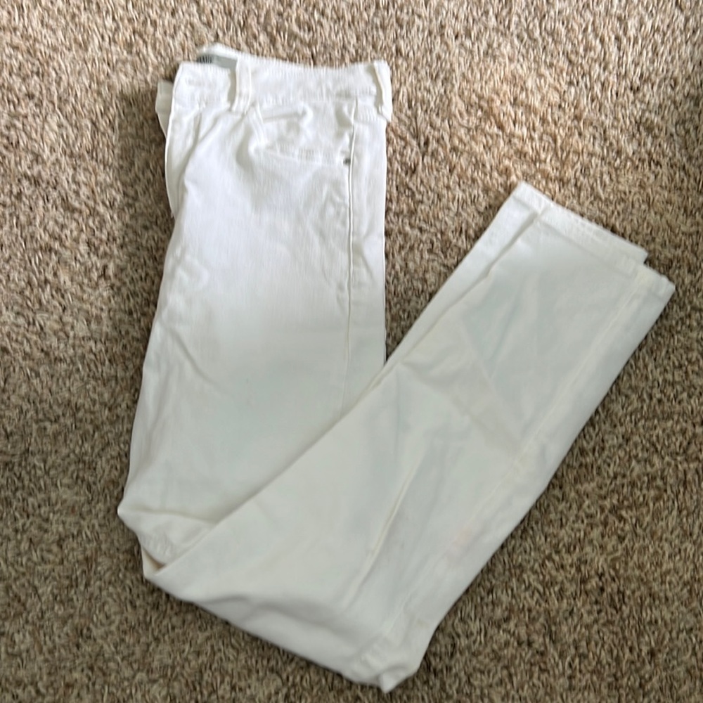 TOPSHOP Jamie white jeans